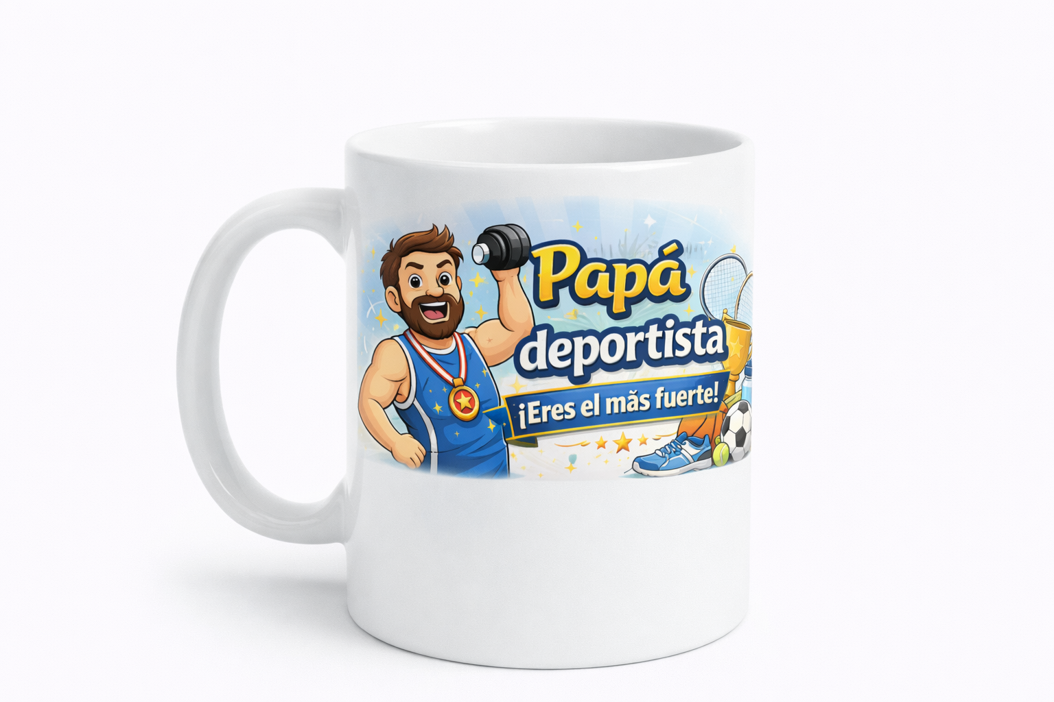 Taza divertida Día del Padre – Papá deportista