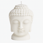 Vela Buda Grande Artesanal en Cera de Soja – Decoración Zen y Espiritual