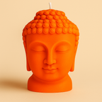 Vela Buda Grande Artesanal en Cera de Soja – Decoración Zen y Espiritual