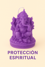 Vela Ganesh Detallada – Energía, Abundancia y Protección