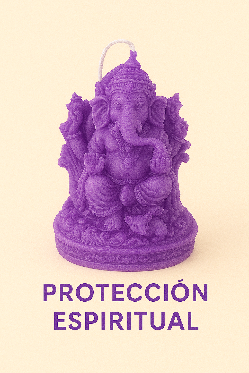 Vela Ganesh Detallada – Energía, Abundancia y Protección
