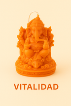 Vela Ganesh Detallada – Energía, Abundancia y Protección