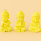 Pack of 3 Mini Buddhas – Zen Decoration and Spiritual Energy