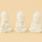 Pack of 3 Mini Buddhas – Zen Decoration and Spiritual Energy