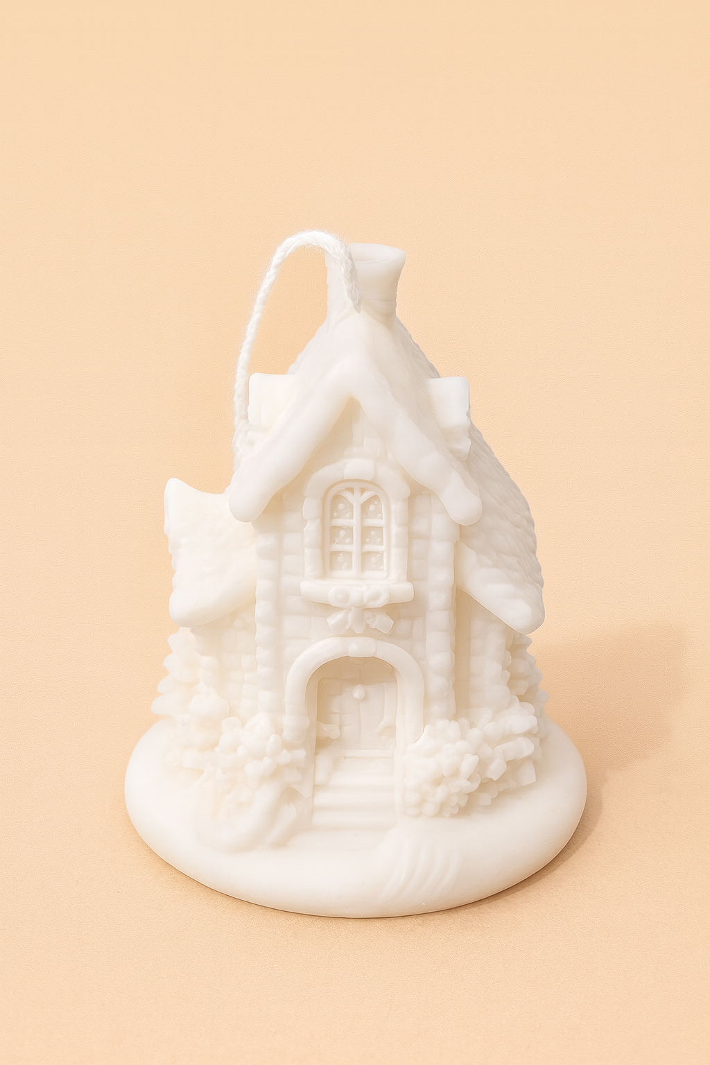 Casita Navideña  – Vela Artesanal Decorativa