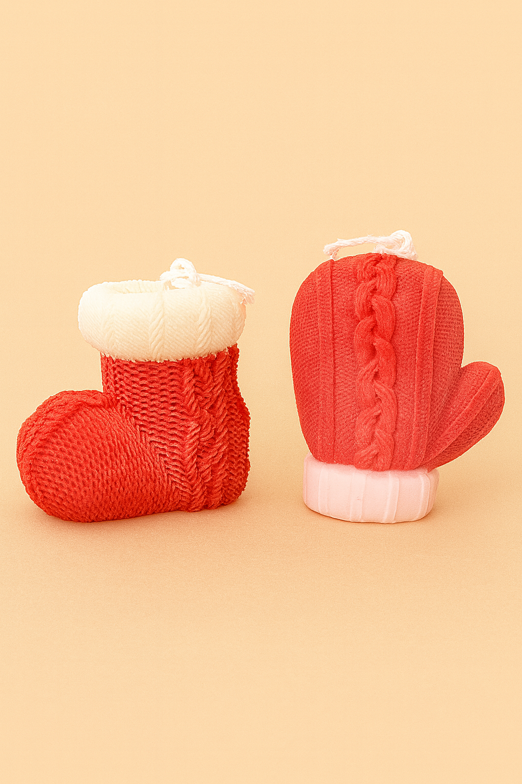 Pack Vela Bota y Manopla Navideña – Edición Invierno Artesanal