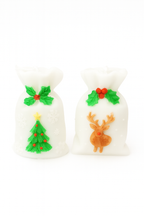 Vela Saco Navideño – Modelo Árbol y Reno