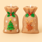 Vela Saco Navideño – Modelo Árbol y Reno